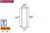 NovaPVC Doorglass Frame Insert (10" x 50")