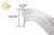 Shower Door Sweep (Clear) (36" Length)