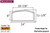 NovaPVC Doorglass Frame Insert (24" x 11-1/8") (Camber Top)