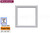 NovaPVC Doorglass Frame Insert (24" x 16-7/16") (Victoria Steel)