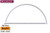 Screw Cover Strips for Novapvc Frame (Half Moon)