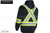 Deluxe Hi Vis Safety Hoodie, Detachable Hood (Black) (2XL)