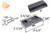 Locking Screen Door Pull (3-1/2" Length) (2-1/16" Width) (Black)