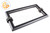 3/4" Round Tube Mitered Corner Back To Back Handle (8") (Matte Black)