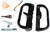 Sliding Glass Door Handle Set (Black) (Keyed) (6-9/16" Hole Spacing)