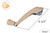Folding Crank Handle (5/16 Hex) (Almond)