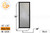 Do-It-Yourself Sliding Screen Door Kit (Heavy Duty w/ Lock) (48" x 98") (Black)