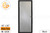 Do-It-Yourself Sliding Screen Door Kit (Heavy Duty w/ Lock) (48" x 98") (Black)