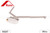 Dual Arm Casement Window Operator (Roto) (White) (Right) (OP06-7505)
