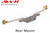 Awning Window Operator (ACME) (Rear Mount, 21" Pivot Shoe) (Silver)
