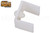 Sliding Shower Door Bottom Guide (White) (1/2'' Length)