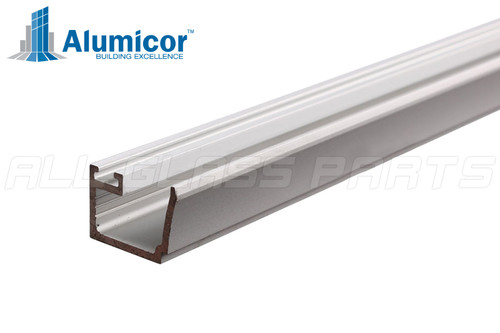 Single Glazing Stop Anodized 11' Length | All Glass Parts