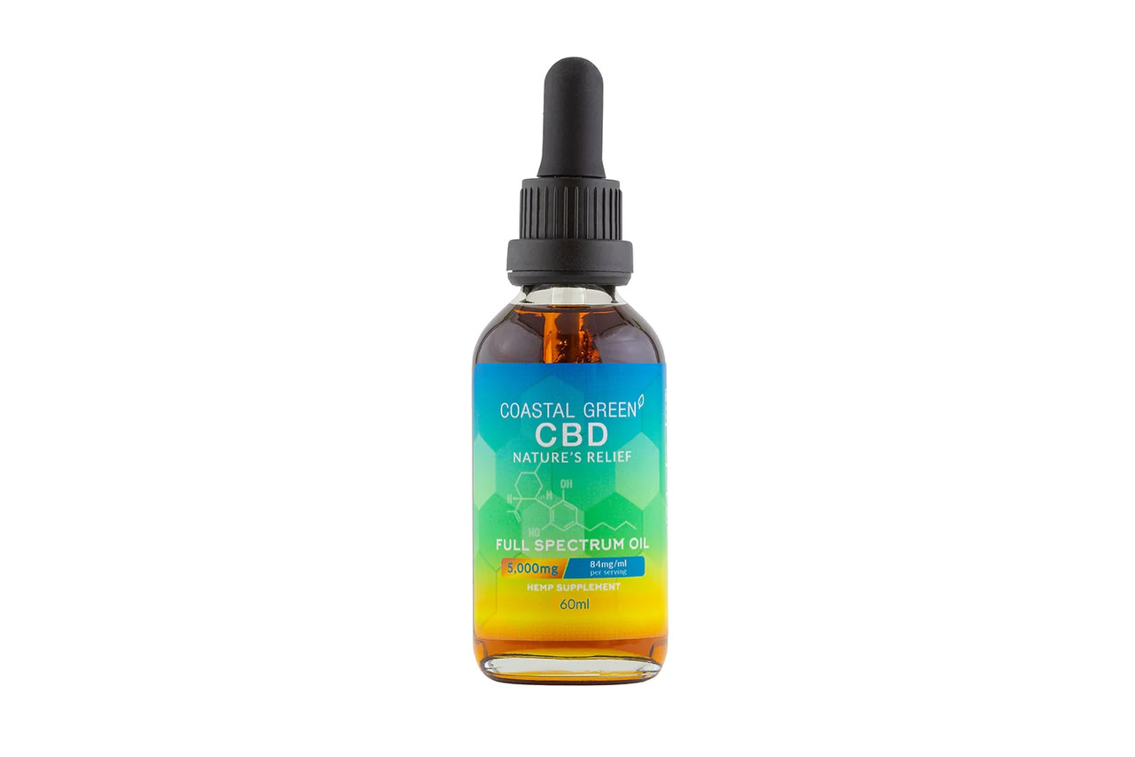 5000mg Full Spectrum CBD Oil Coastal Green CBD