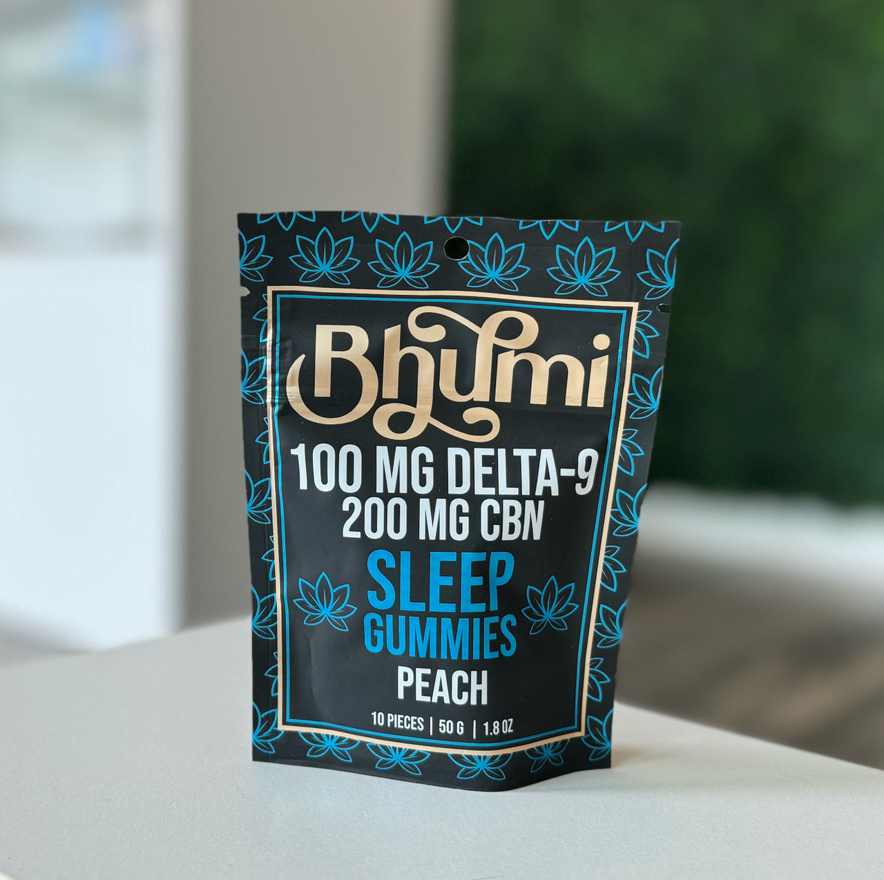 Bhumi Peach Gummy 10 pc 200mg CBN + 100mg D9