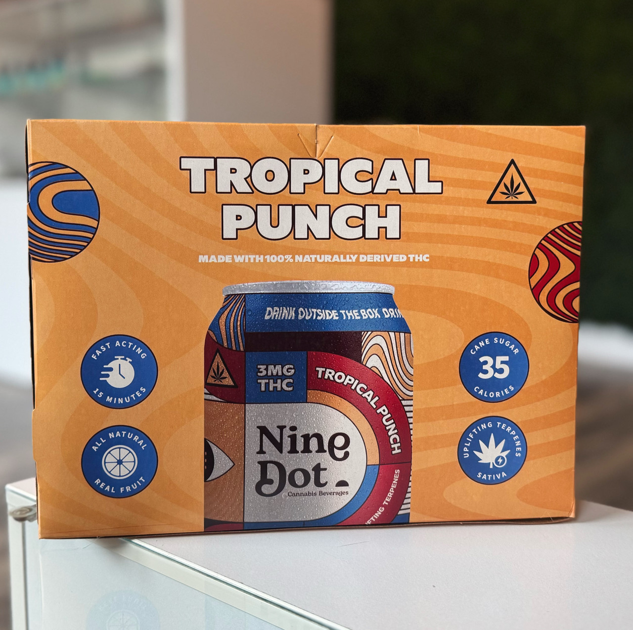 Nine Dot Tropical Punch 3mg THC 12oz