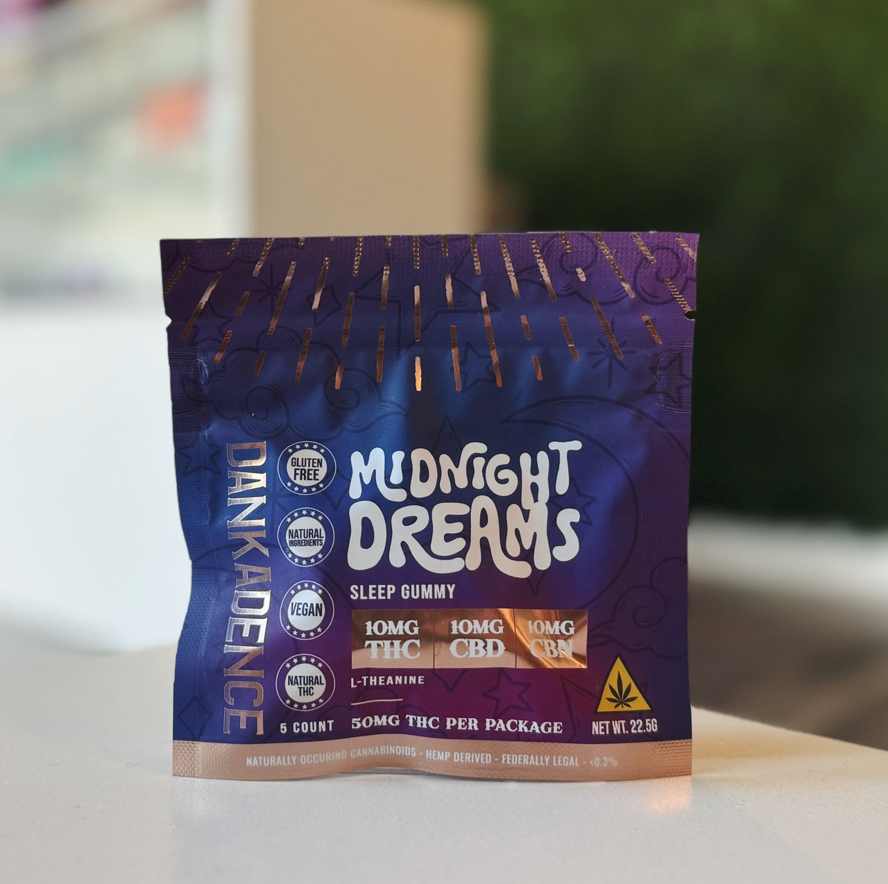 Dankadence Midnight Dreams 10mg THC Sleep Gummy