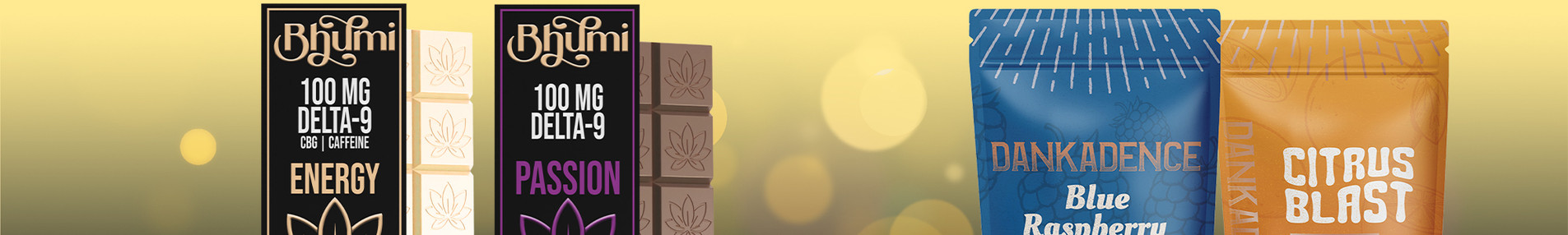 Gummies, Capsules & Edibles Banner