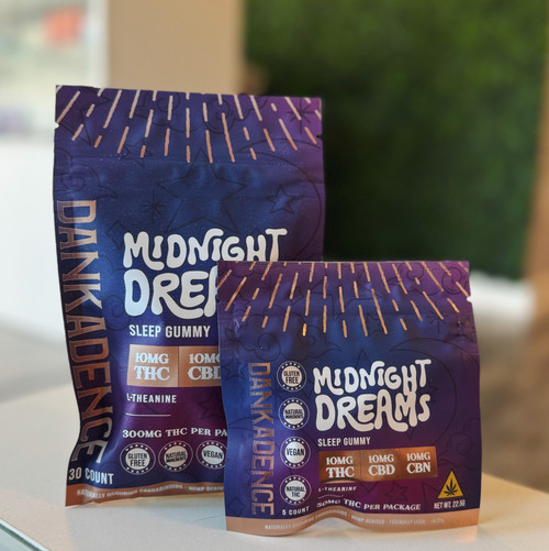 Dankadence Midnight Dreams 10mg THC Sleep Gummy