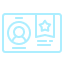 Membership card icon