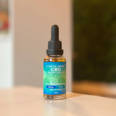 500mg Full Spectrum CBD Oil Coastal Green CBD