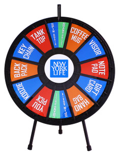 30 Inch Spin to Win with Special Sections Color Dry Erase Prize Wheel