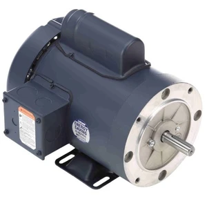 1 HP 230V Leeson Motor – Keyed Shaft, NEMA 56