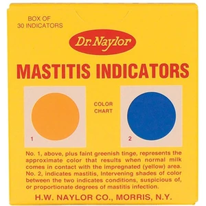 Dr. Naylor Mastitis Indicator Paper – 30-Count Test Strips