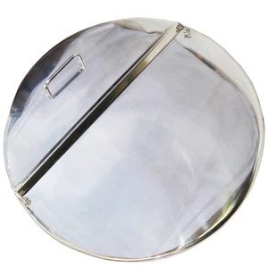 Stainless Cover for 125/175 Gal Vertical Wash Vat–Hinged Lid
