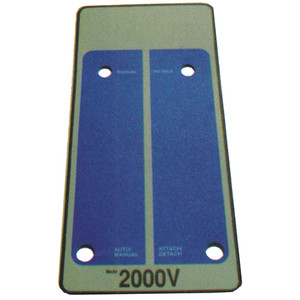 Blue Front Label for Bou-Matic 2000V Takeoff