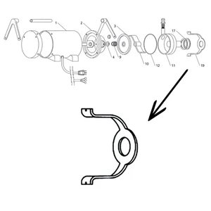 Sunset Milk Tank Washer Face Frame 1/2 HP & 1 HP