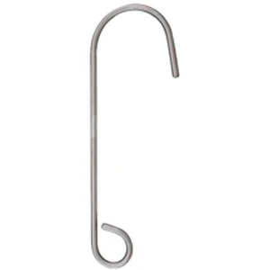 Single Loop Adjusting Hook – Size 2" Stainless Hose Hook