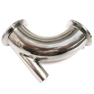 1.5"  ELBOW WITH 9/16" OD HORIZONTAL OUTLET