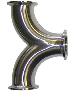 WASH Y CLAMP ENDS 2.5"
