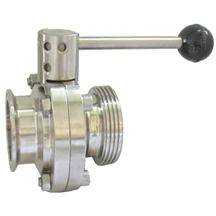 3" VALVE CLAMP TO THREAD - PULL HANDLE