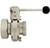 1.5" Butterfly Valve - Threaded X Bevel Seat W/Nut