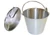 9QT Stainless Steel Pail & Lid Combo