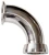 1.5" Tri-Clamp to Glass Elbow – Durable Stainless Steel