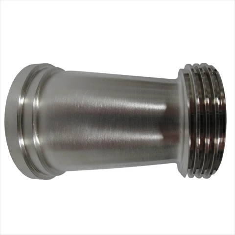 2" x 1.5" Bevel Seat Reducer with Male Thread – Dairy Use