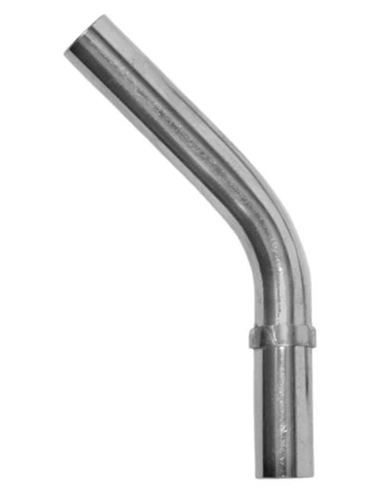 Surge 45° Cane (9/16") – Stainless Steel Milking Component