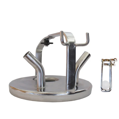 DL-Style Goat Milking Lid with Checkball – 5/8" Stainless