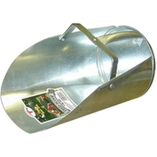 3 Qt Galvanized Scoop – Heavy-Duty Dairy Feed Tool
