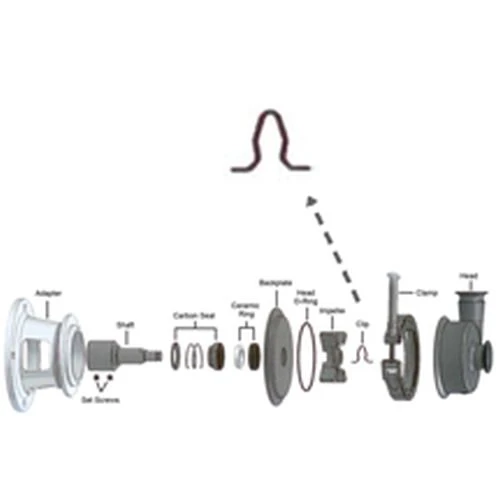 Clip for Thomsen #8 Milking Pump