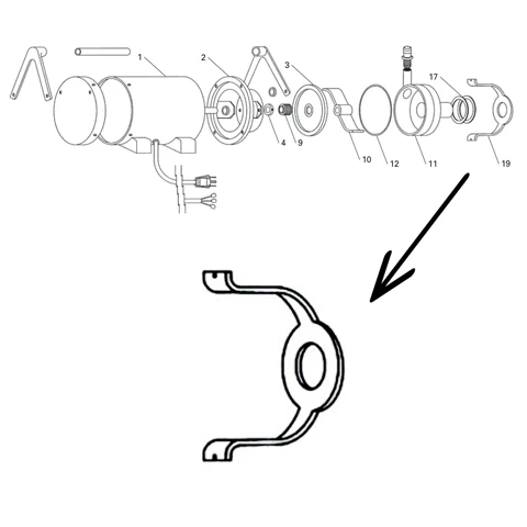 Sunset Milk Tank Washer Face Frame 1/2 HP & 1 HP