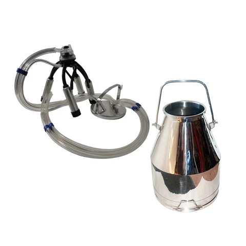 Hoegger 35 lb Cow Bucket Milker – BRK Claw & Lid Setup