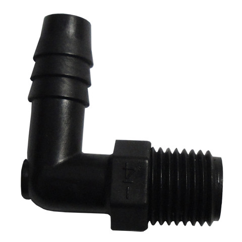 3/8" Barb x 1/4" NPT 90° Fitting for Filter Air Kit