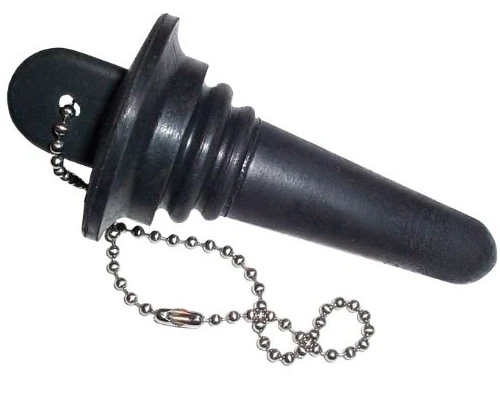 Rubber Pluggit Inflation Plug with Chain