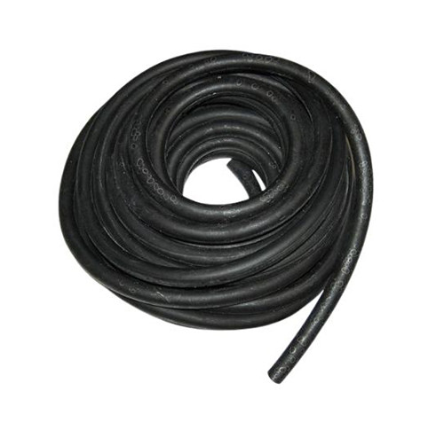 50' Premium Black Rubber Milk Hose 7/16" ID