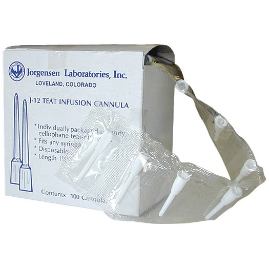 Plastic Teat Infusion Cannulas – 100 Pack