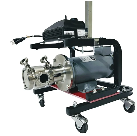 1.5 inch Bowpeller variable-speed sanitary milk pump cart