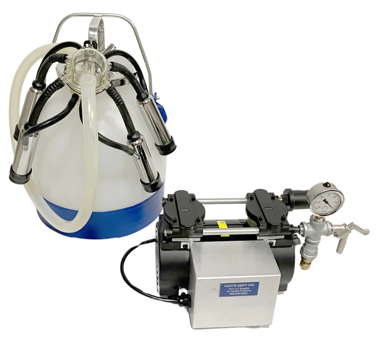 3/4HP Compact Milker With Complete Bucket